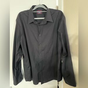 UNTUCKIT Men’s Shirt XXL Long Sleeve Black